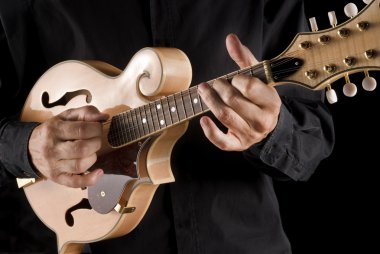 mandolin player clipart