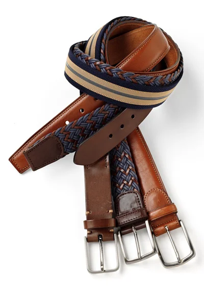 Leather belts — Stock Photo, Image
