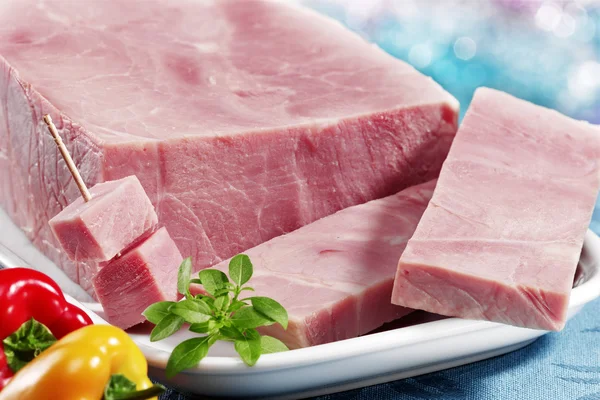 Lean pork block — Stock Photo, Image