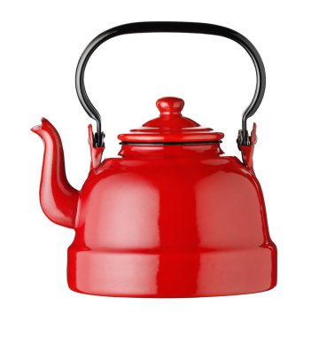Red kettle clipart