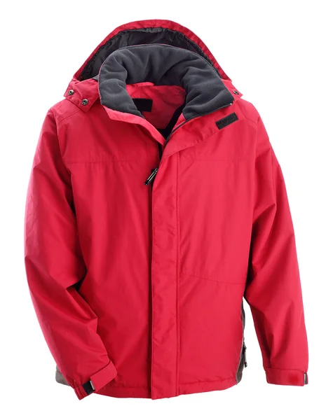 Kırmızı Kayak anorak — Stok fotoğraf