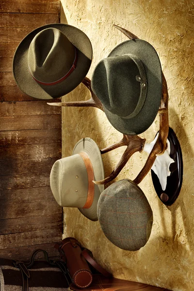 Avcılık şapkalar — Stok fotoğraf