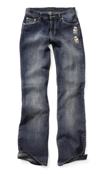 Jeans azules para niña — Foto de Stock