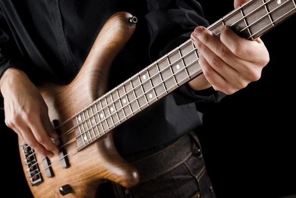 Jazz bassist — Stock Photo, Image