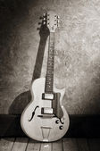 vintage jazz guitar