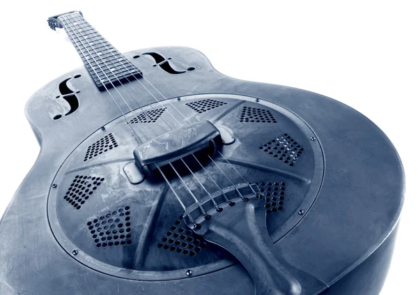 Голубая гитара дельты — стоковое фото