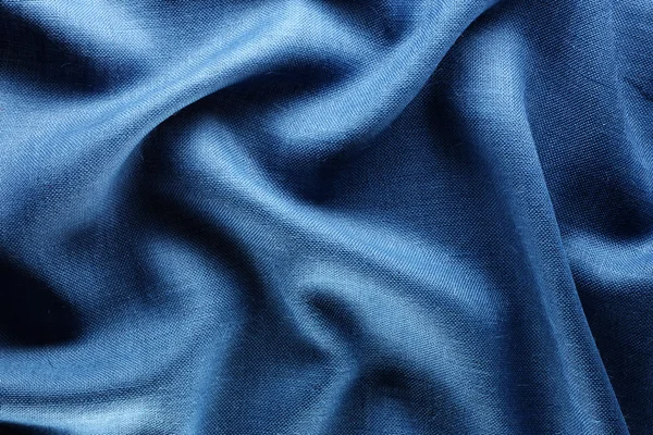 Fond bleu sac tissu — Photo