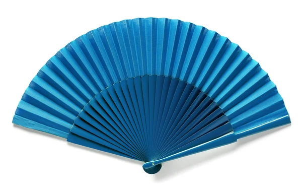 Blauer Fan — Stockfoto