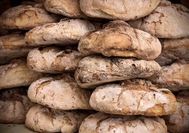 esnaf çavdar ekmek somunları