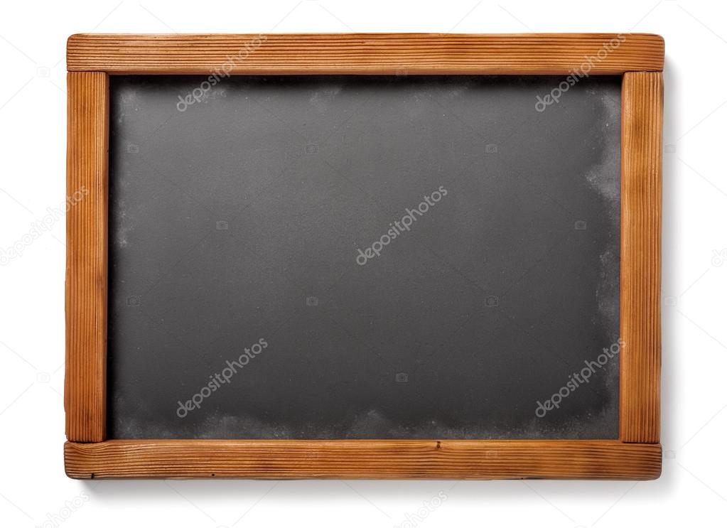 Old blackboard isolated