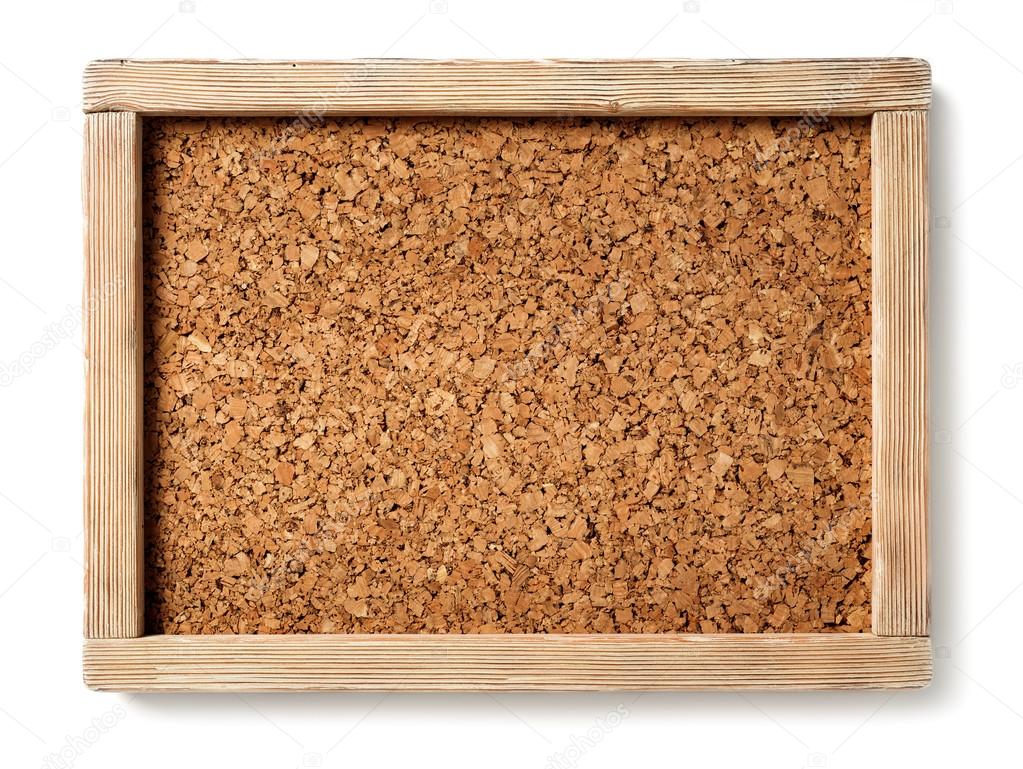 Corkboard isolated