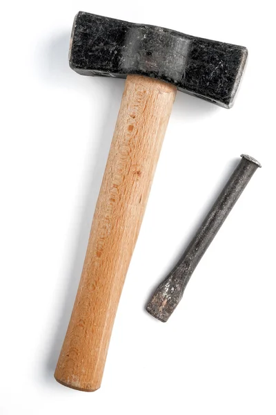 Hammer und Meißel — Stockfoto