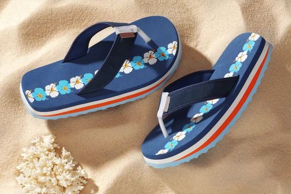 Zapatillas de playa flop — Foto de Stock