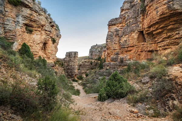 Canyon rochas de teruel, espanha — Fotografia de Stock