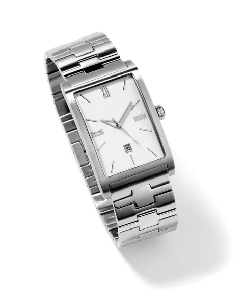 Rectangular wristwatch for man — Stock Photo, Image