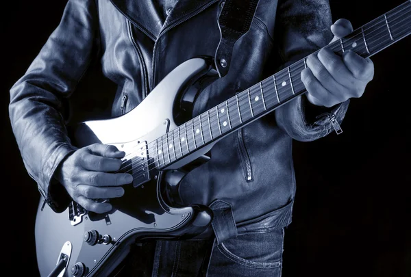 Guitarra elétrica blues — Fotografia de Stock