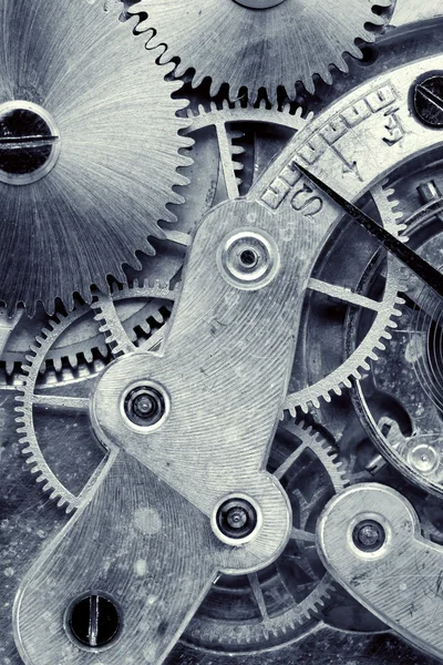 Vieille horloge machine, image vintage — Photo