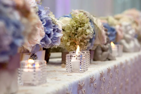 Boda mesa decorada — Foto de Stock