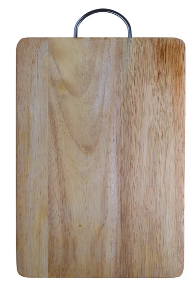 Trä huggkubben med metall hållare — Stockfoto