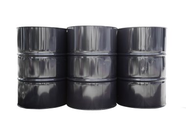 İzole metal petrol varil