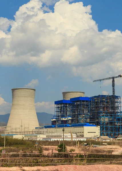 En construction de la centrale électrique de Lignite — Photo