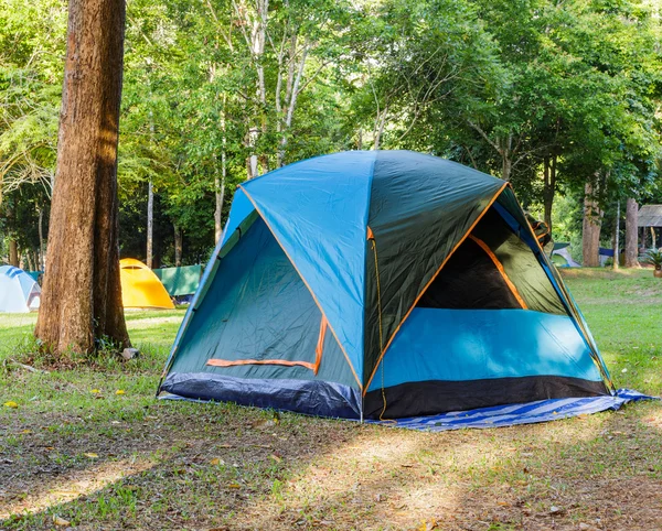 Dome tält för camping — Stockfoto