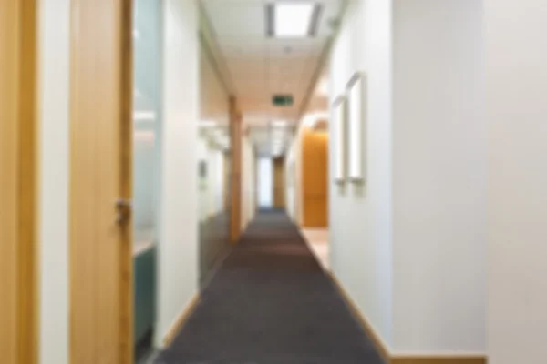 Blured hallway in office building — Stock Photo, Image