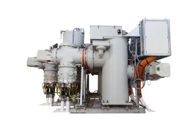 İzole gaz yalıtımlı Şalt (GIS) beyaz