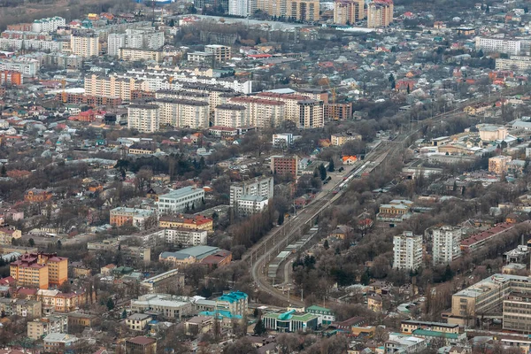 Vista Aérea Ciudad — Foto de Stock