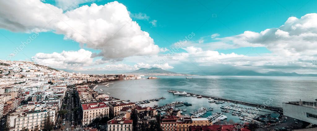 Napoli Panorama lungomare, Italy