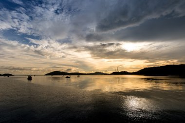 Gün batımı renk ışık