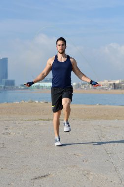 Atlama ipi şehrin atlet 