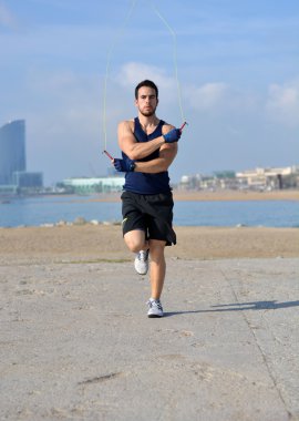 Atlama ipi şehrin atlet