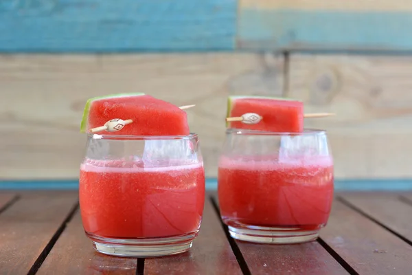 Natürlicher Saft Wassermelone — Stockfoto