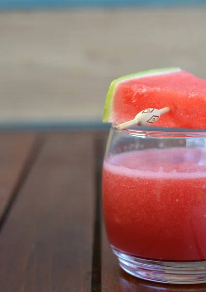 Natürlicher Saft Wassermelone — Stockfoto