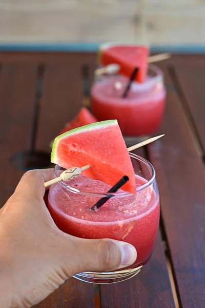 Natural juice watermelon — Stock Photo, Image