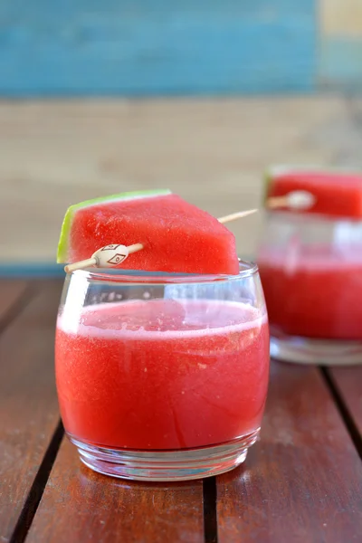 Natürlicher Saft Wassermelone — Stockfoto