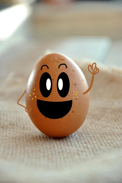 Caricaturas de huevos — Foto de Stock