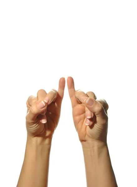 Manos mudra poses — Foto de Stock