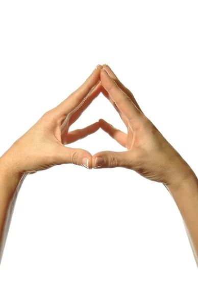 Manos mudra poses — Foto de Stock