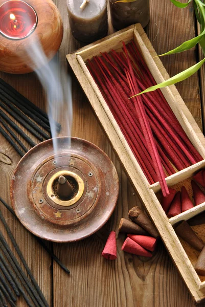 VARIOUS TYPES OF INCENSE — Stock Photo, Image