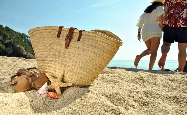 Couple sur la plage — Photo