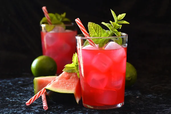 Melancia mojito — Fotografia de Stock