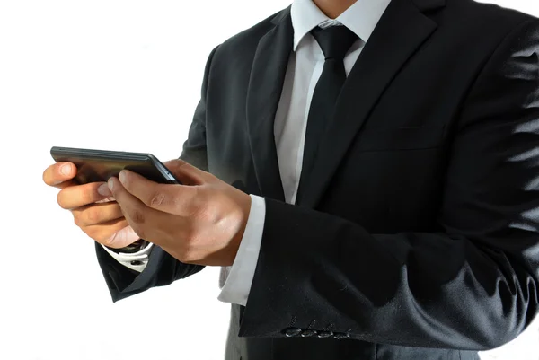 BUSINESSMAN USING YOUR SMARTPHONE — Stock Photo, Image