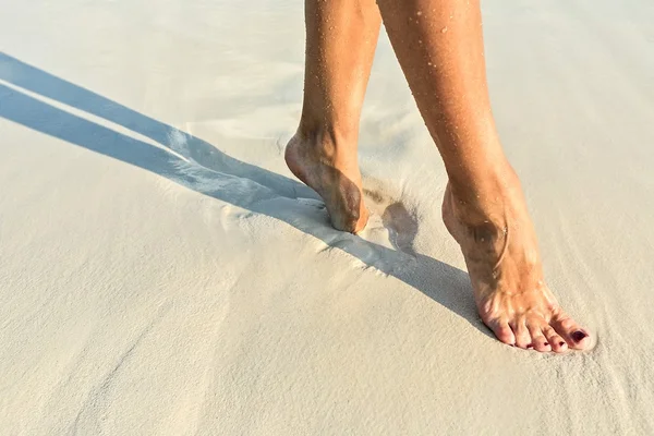 Nice Beach Walking — Stock Photo, Image