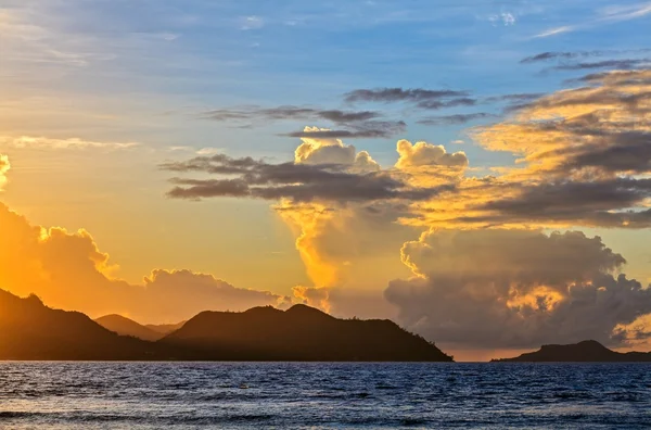 Soft sunset inThe Indian Ocean — Stock Photo, Image