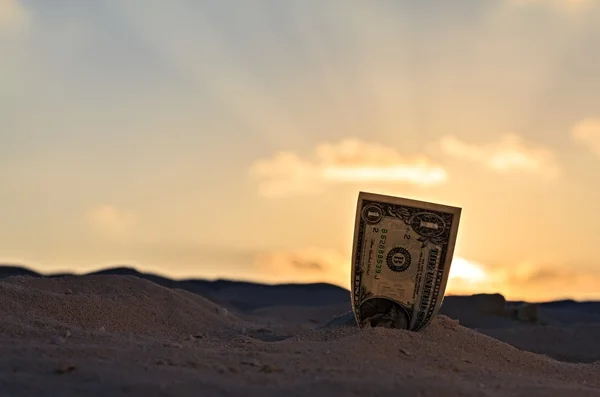 Dolar je západ slunce — Stock fotografie