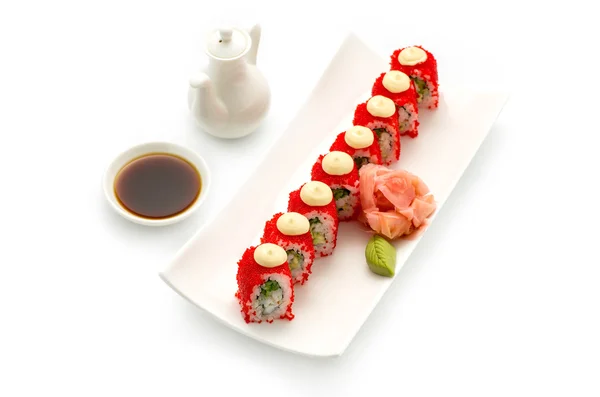 Sushi clássico da Califórnia — Fotografia de Stock
