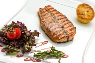 Somon biftek ızgara