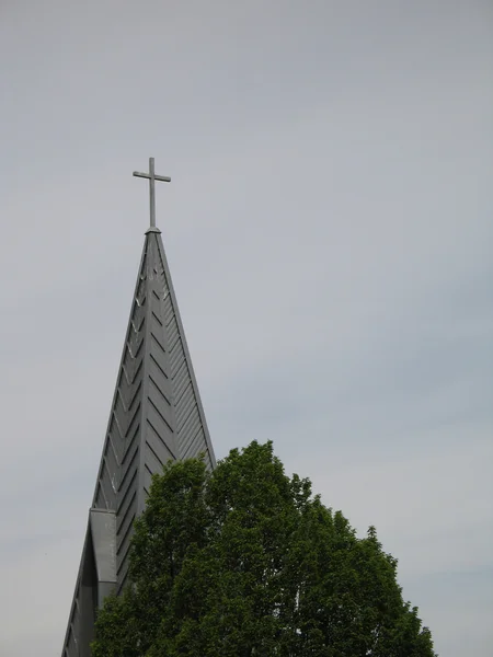 Kerk steeple — Stockfoto